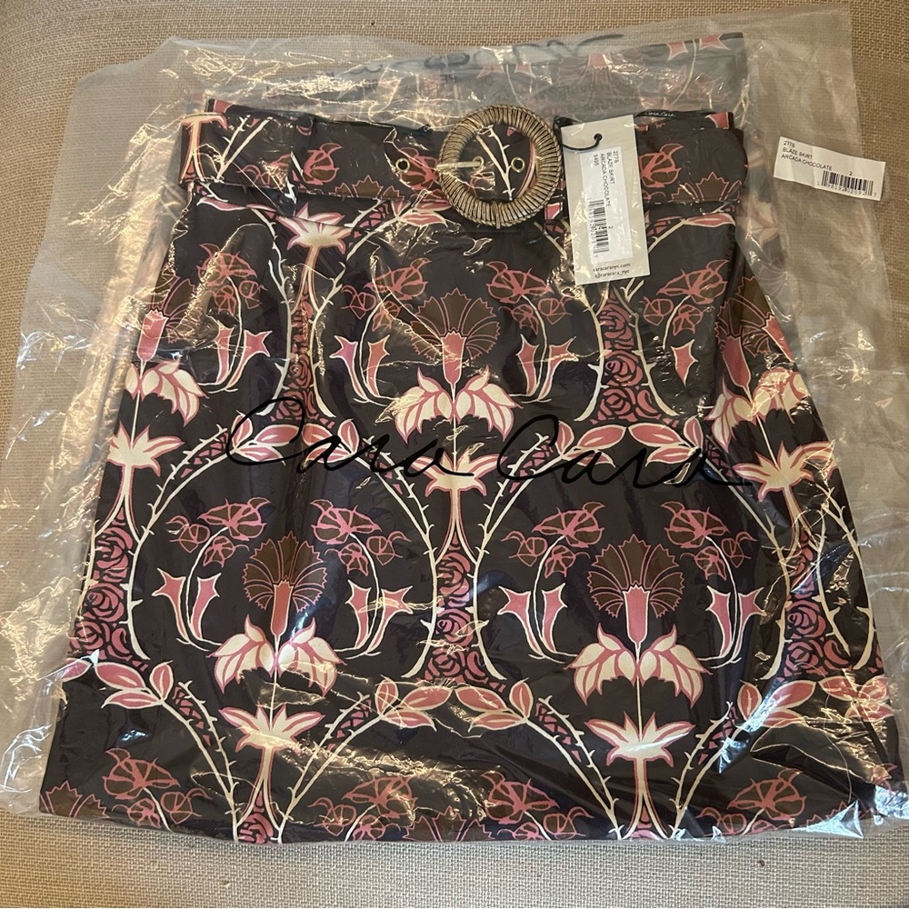 Cara Cara Brown Floral Midi Skirt - Picture 6 of 8